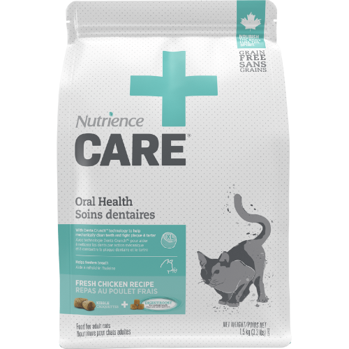 NUTRIENCE Care 3.3LB Oral Health 口腔健康 全齡貓糧 (C2402) (EXP: 18/5月/2027)